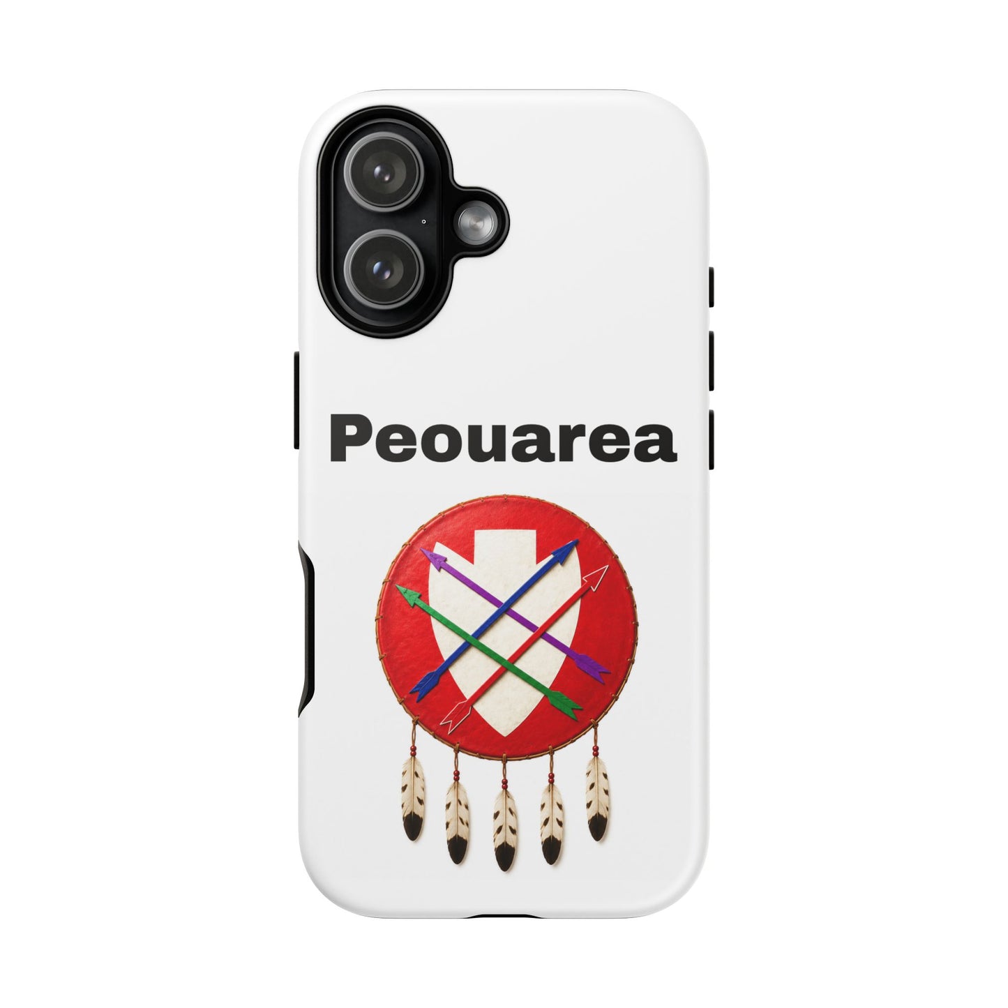 Peoria Phone Case — 'Peouarea' Dreamcatcher Shield Design