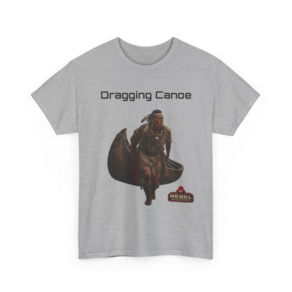 Dragging Canoe Canoe Warrior T-Shirt — Native American Historical Tribute Tee