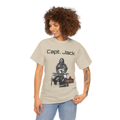 Capt. Jack Graphic Tee — Rebel Archer Vintage Arrow Back Print
