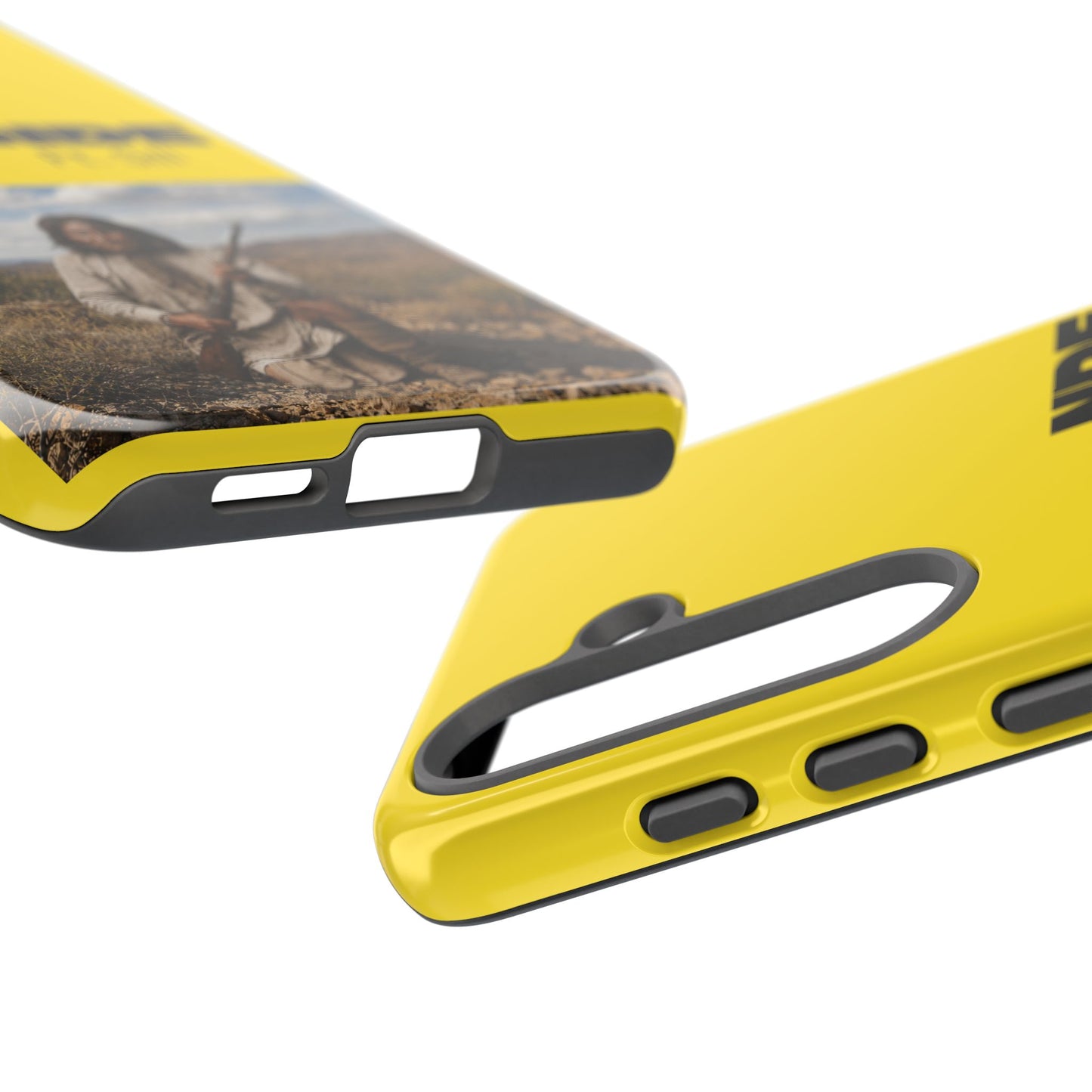 Ft. Sill Phone Case — Yellow ‘NDE Ft. Sill’ Desert Photo Protective Cover