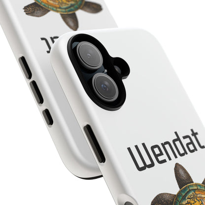 Wyandotte Wendat Turtle Phone Case — Indigenous Turtle Shield Design