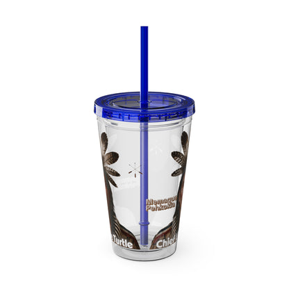 Miami Chief Little Turtle Sunsplash 16oz Tumbler with Straw