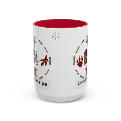 Delaware East Lenni Lenape Tribal Ceramic Mug – Native Symbols Coffee Cup (11oz/15oz)