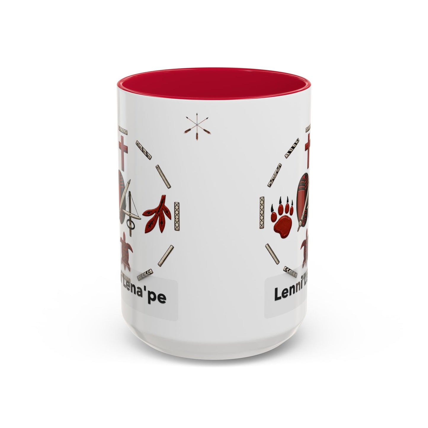 Delaware East Lenni Lenape Tribal Ceramic Mug – Native Symbols Coffee Cup (11oz/15oz)