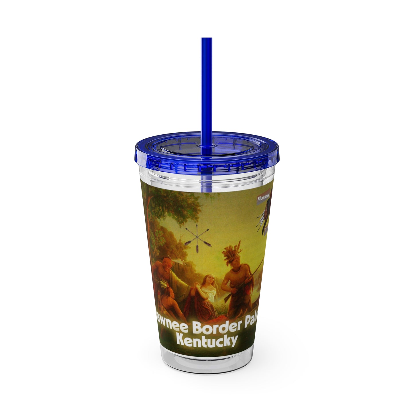 Shawnee Absentee Sunsplash Tumbler with Straw, 16oz