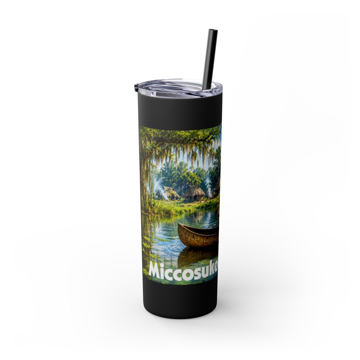 Seminole Skinny Tumbler with Straw, 20oz