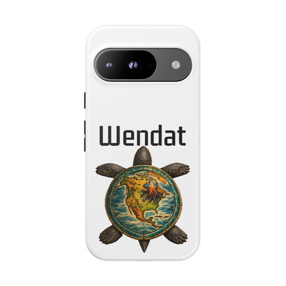 Wyandotte Wendat Turtle Phone Case — Indigenous Turtle Shield Design