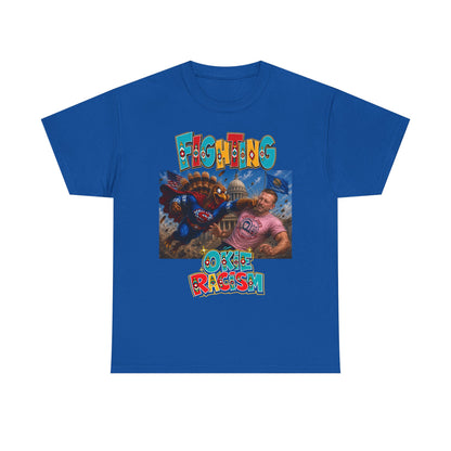 Turkey Fighting Racism Graphic Tee — Bold Retro Photo Design