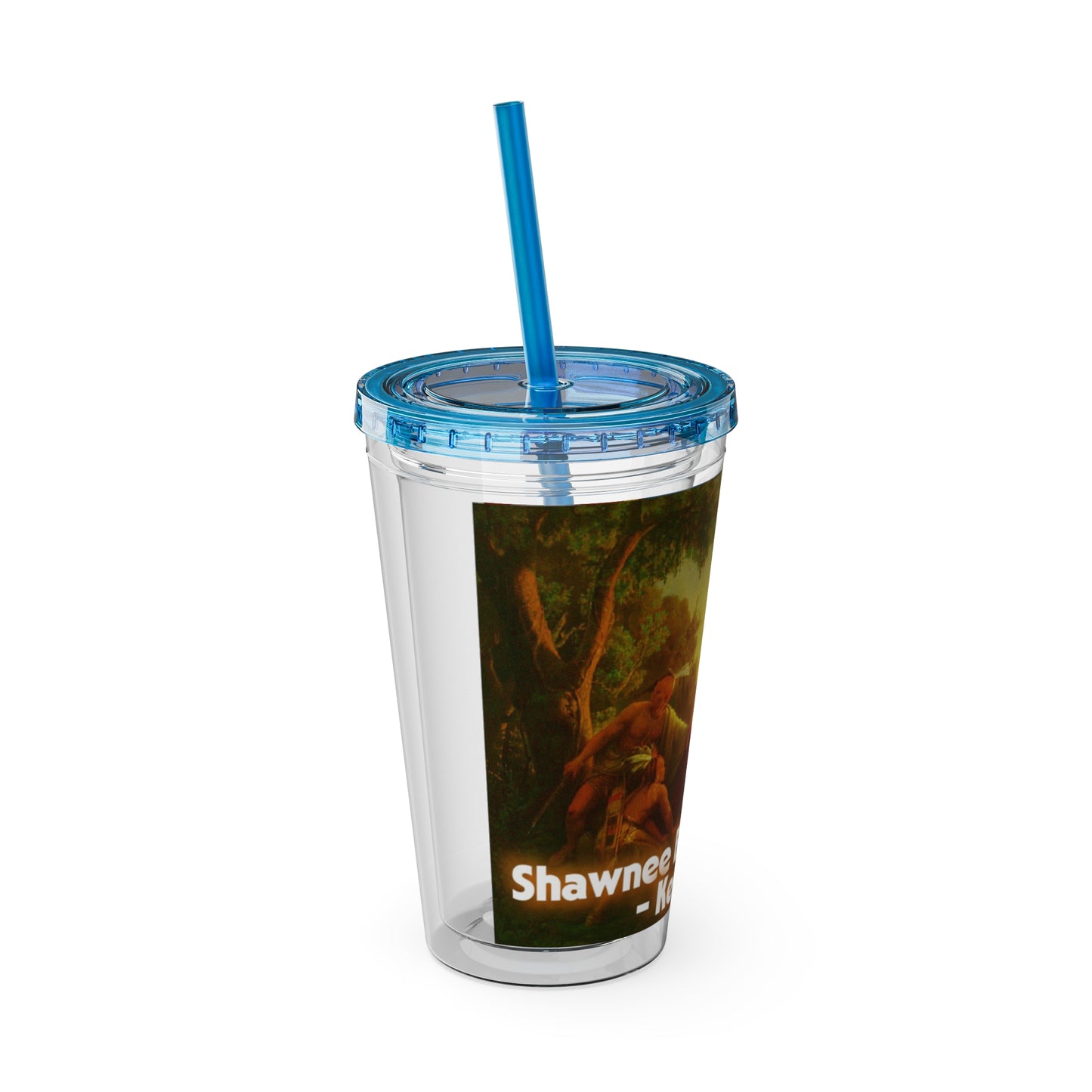 Shawnee N Sunsplash Tumbler with Straw, 16oz