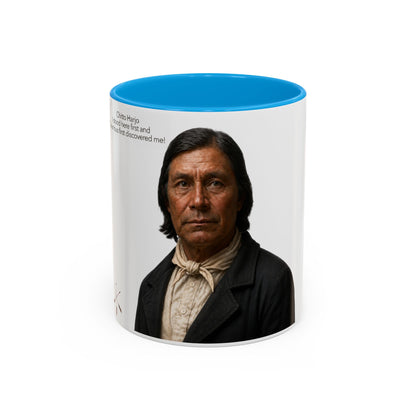 Chitto Harjo Portrait Mug — Historical Native American Portrait Coffee Mug (11oz, 15oz)