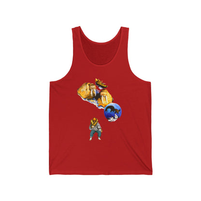 Walrus Tank Top — Explorer Illustration & Crossed Arrows Graphic