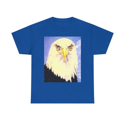 Bald Eagle Graphic Tee — Patriotic Vintage Bird T-Shirt with Arrow Back Design