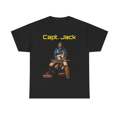 Capt. Jack Graphic Tee — Vintage Captain Illustration Shirt