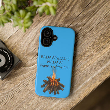 Pottawatomi Tough Cases: 'Badawadame Nadaw' Campfire & Tools Phone Case