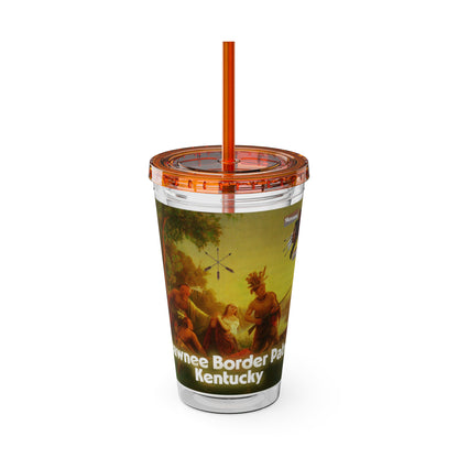 Shawnee Absentee Sunsplash Tumbler with Straw, 16oz