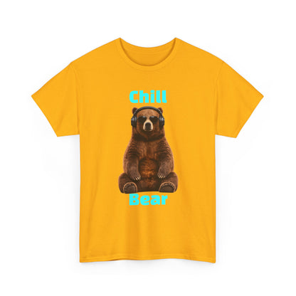 Chill Bear Tee — Cute Relaxed Bear Graphic T-Shirt
