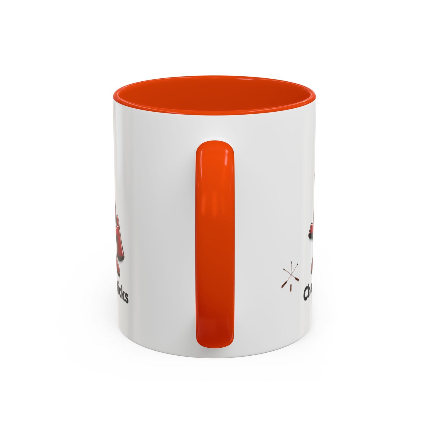 Pawnee Chaticks Si Chaticks Red Wolf Logo Mug — Funny Novelty Coffee Cup (11oz, 15oz)