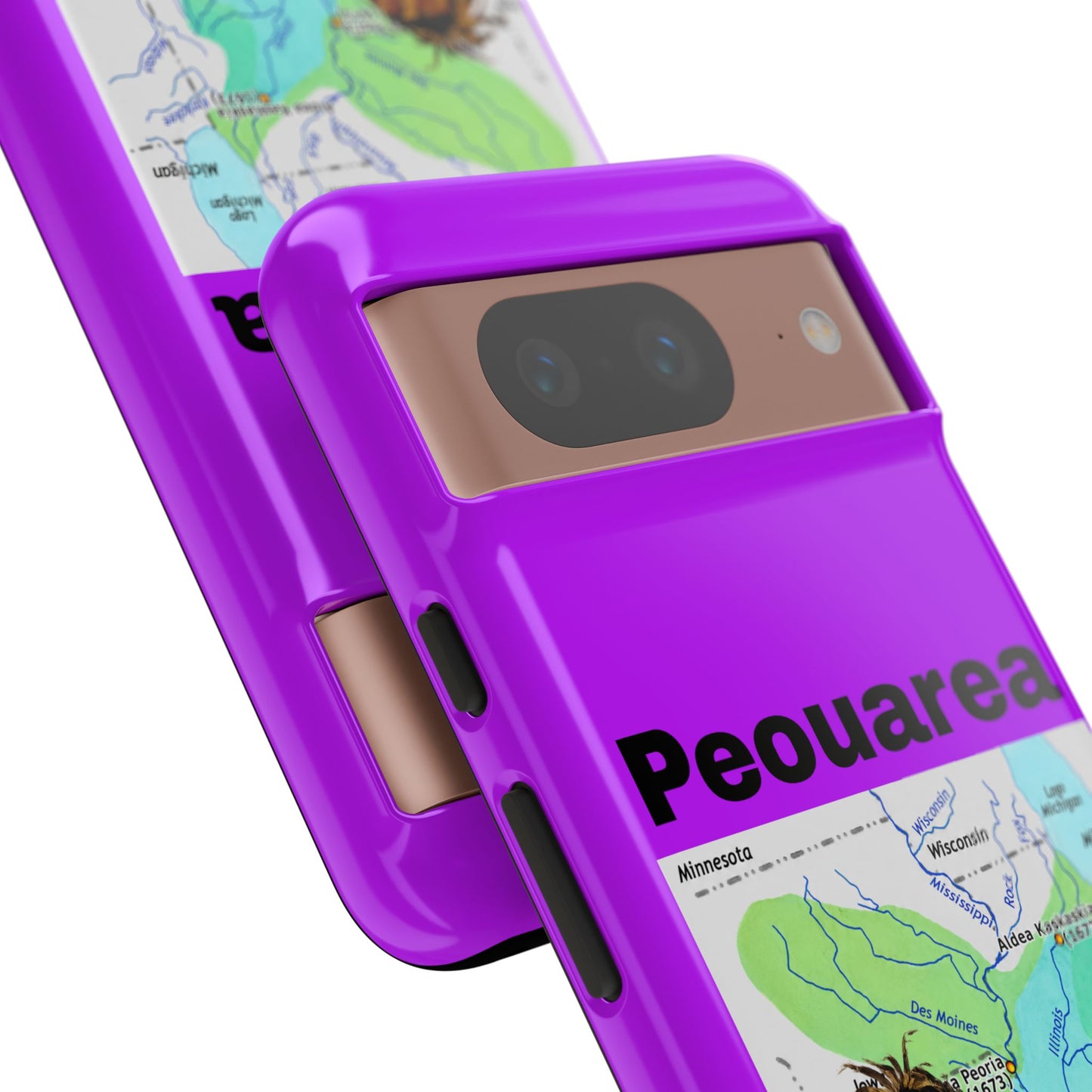 Peoria Phone Case — 'Peouarea' Dreamcatcher Shield Design