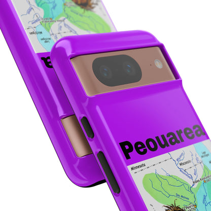 Peoria Phone Case — 'Peouarea' Dreamcatcher Shield Design