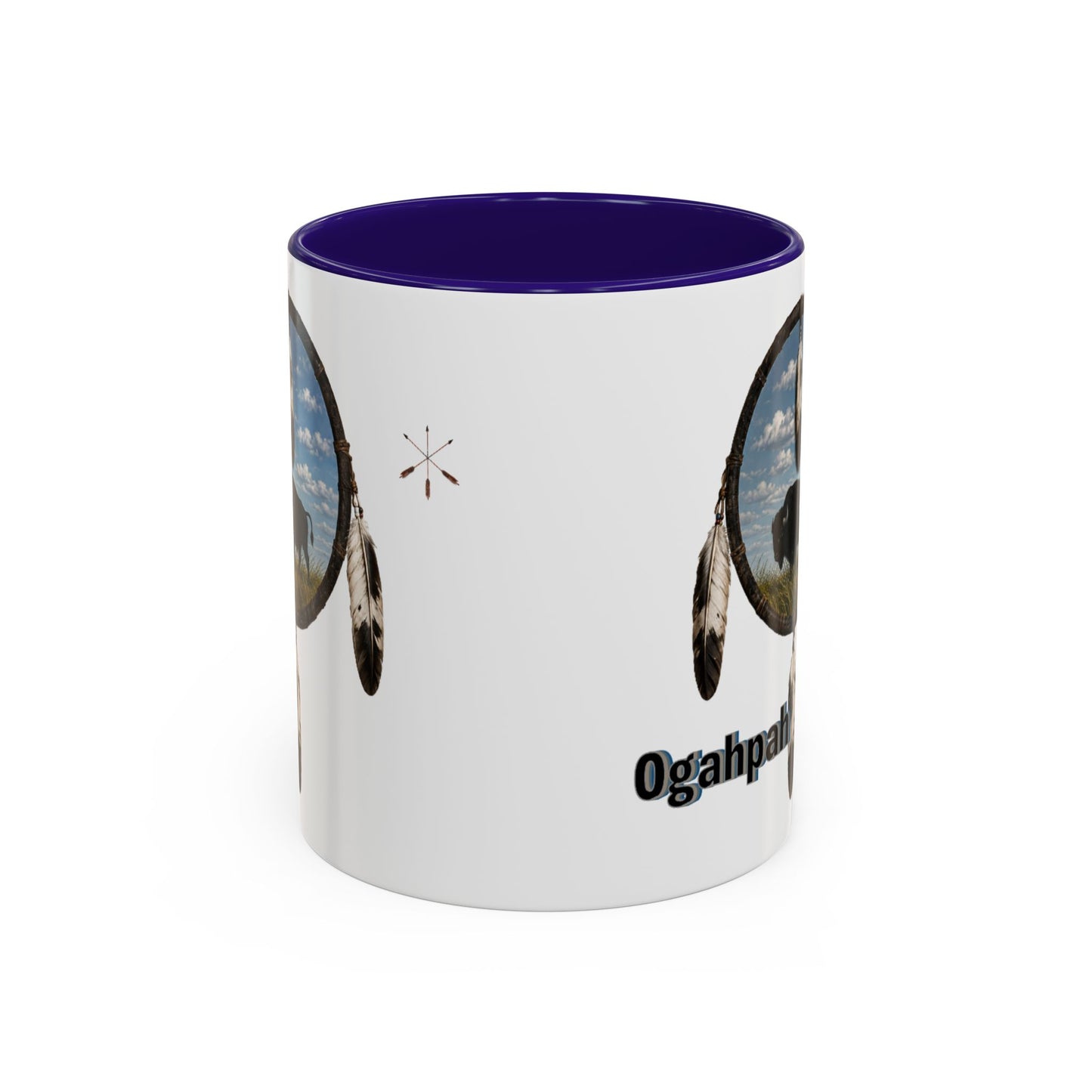 Quapaw Buffalo Mug – Ogahpah Native Spirit Ceramic Coffee Cup (11oz/15oz)