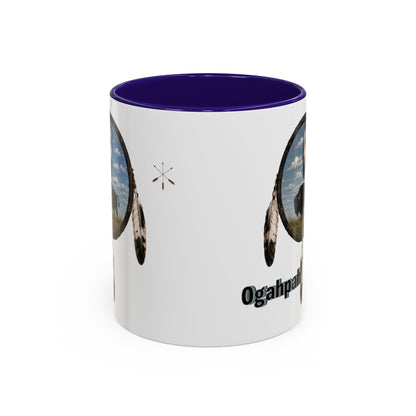 Quapaw Buffalo Mug – Ogahpah Native Spirit Ceramic Coffee Cup (11oz/15oz)