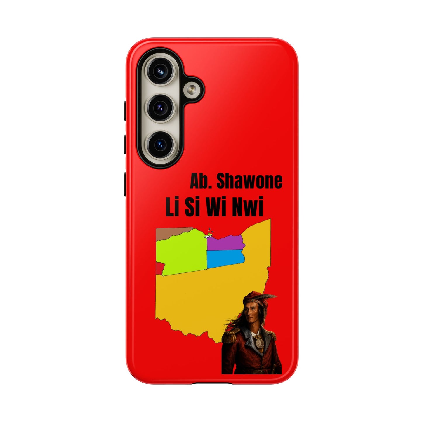 Absentee Shawnee homelands Phone Case — 'Li Si Wi Ni' Design