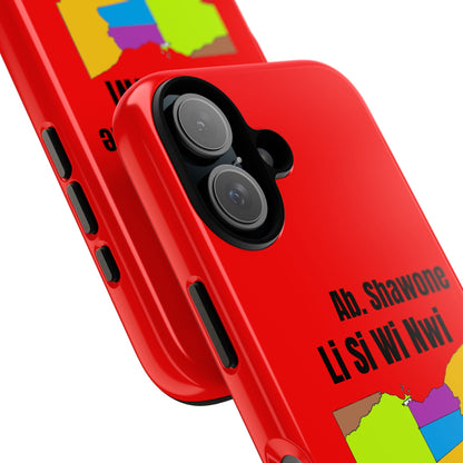 Absentee Shawnee homelands Phone Case — 'Li Si Wi Ni' Design