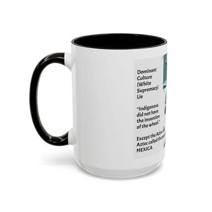 Aztec Artifact Photos Collage Coffee Mug (11oz/15oz)