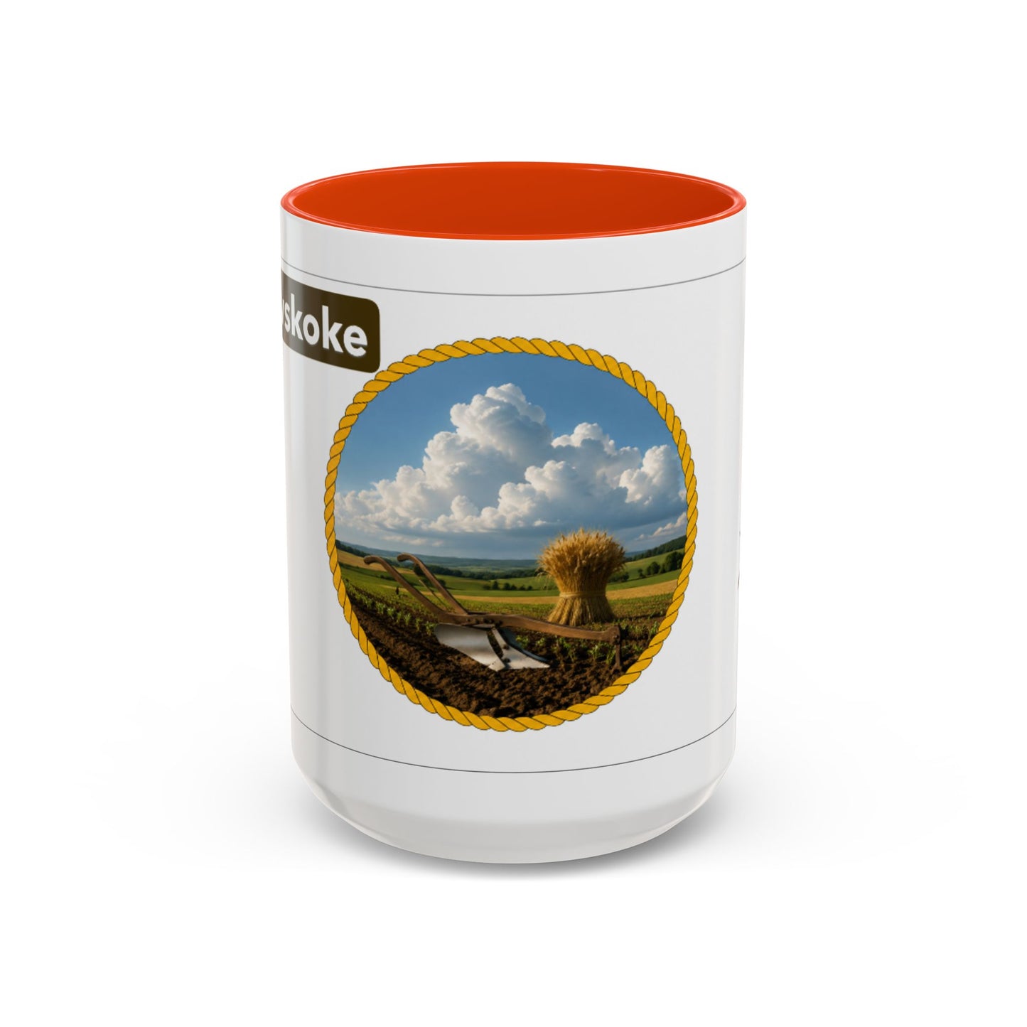 Muscogee Scenic Harvest Coffee Mug – Rustic Countryside Landscape 11oz/15oz