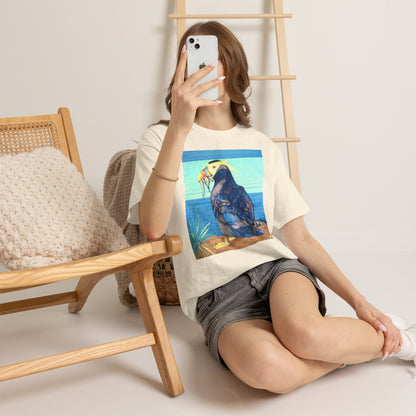 Puffin Beach Tee — Vintage Seaside Bird Graphic T-Shirt