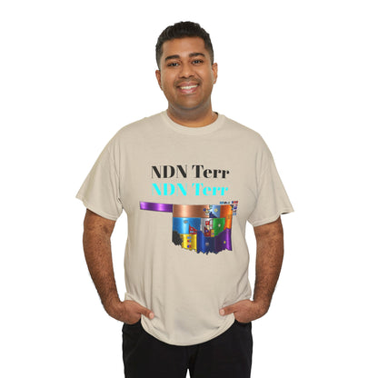 NDN Terr Oklahoma Map Tee — Native Pride Graphic T-Shirt with Arrows