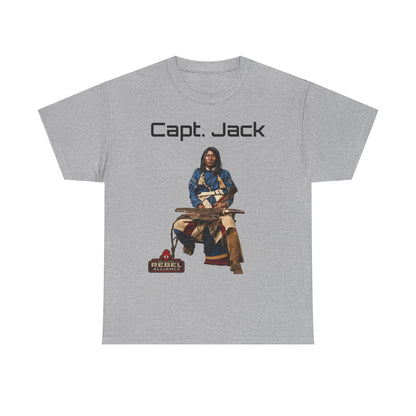 Capt. Jack Graphic Tee — Vintage Captain Illustration Shirt