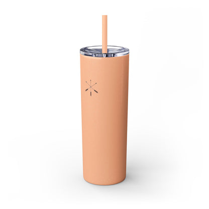 Modoc Eagle Skinny Tumbler – 20oz Straw Travel Cup (Maklaks)