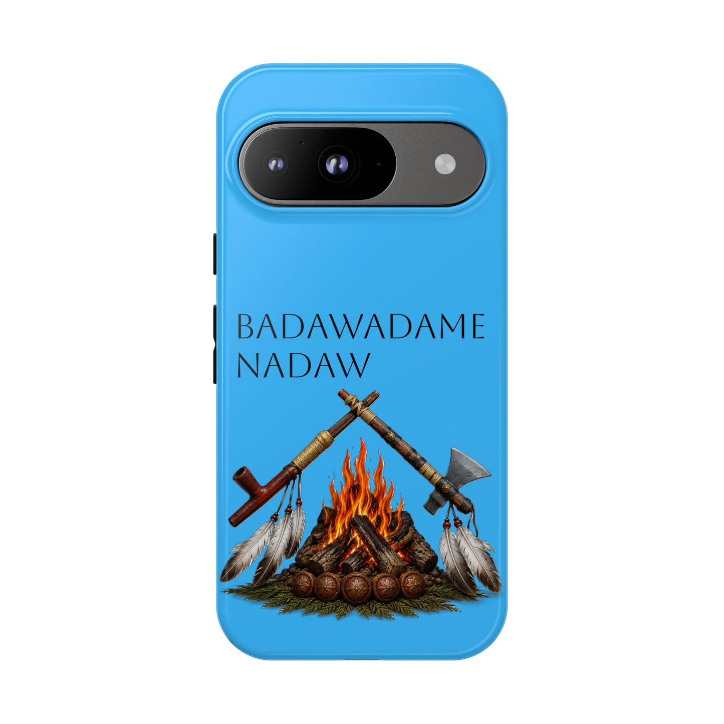 Pottawatomi Tough Cases: 'Badawadame Nadaw' Campfire & Tools Phone Case