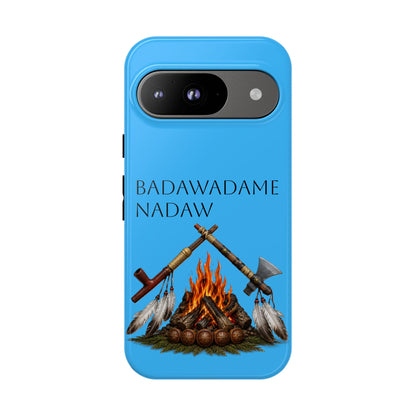 Pottawatomi Tough Cases: 'Badawadame Nadaw' Campfire & Tools Phone Case