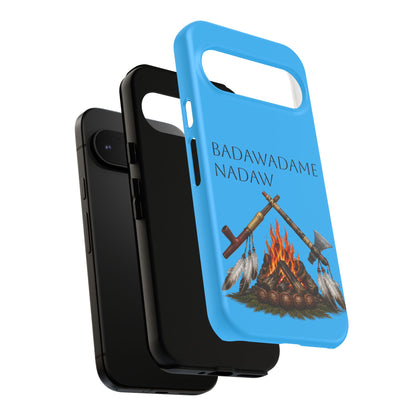 Pottawatomi Tough Cases: 'Badawadame Nadaw' Campfire & Tools Phone Case