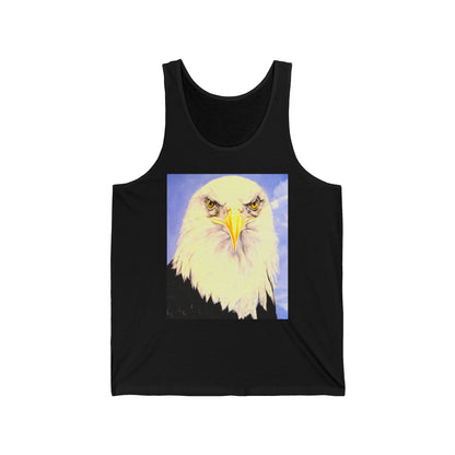 Eagle Portrait Tank Top – Patriotic Bald Eagle Graphic Tank