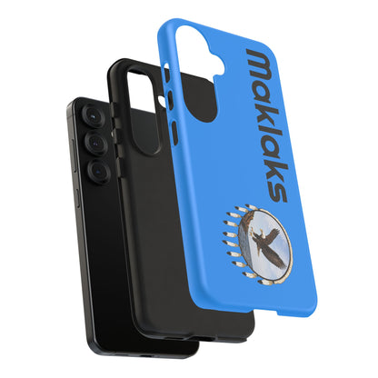 Modoc Blue 'Maklaks' Tough Phone Case with Eagle Drum Design