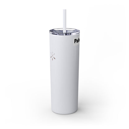 Iowa 20oz Skinny Tumbler with Native Dreamcatcher Design - 'Pahodje' Travel Straw Cup