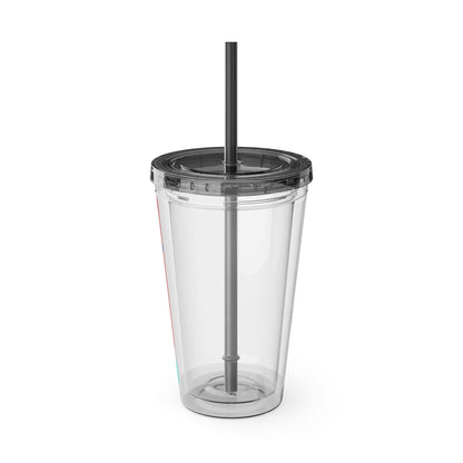 Opothleyahola Sunsplash Tumbler with Straw, 16oz