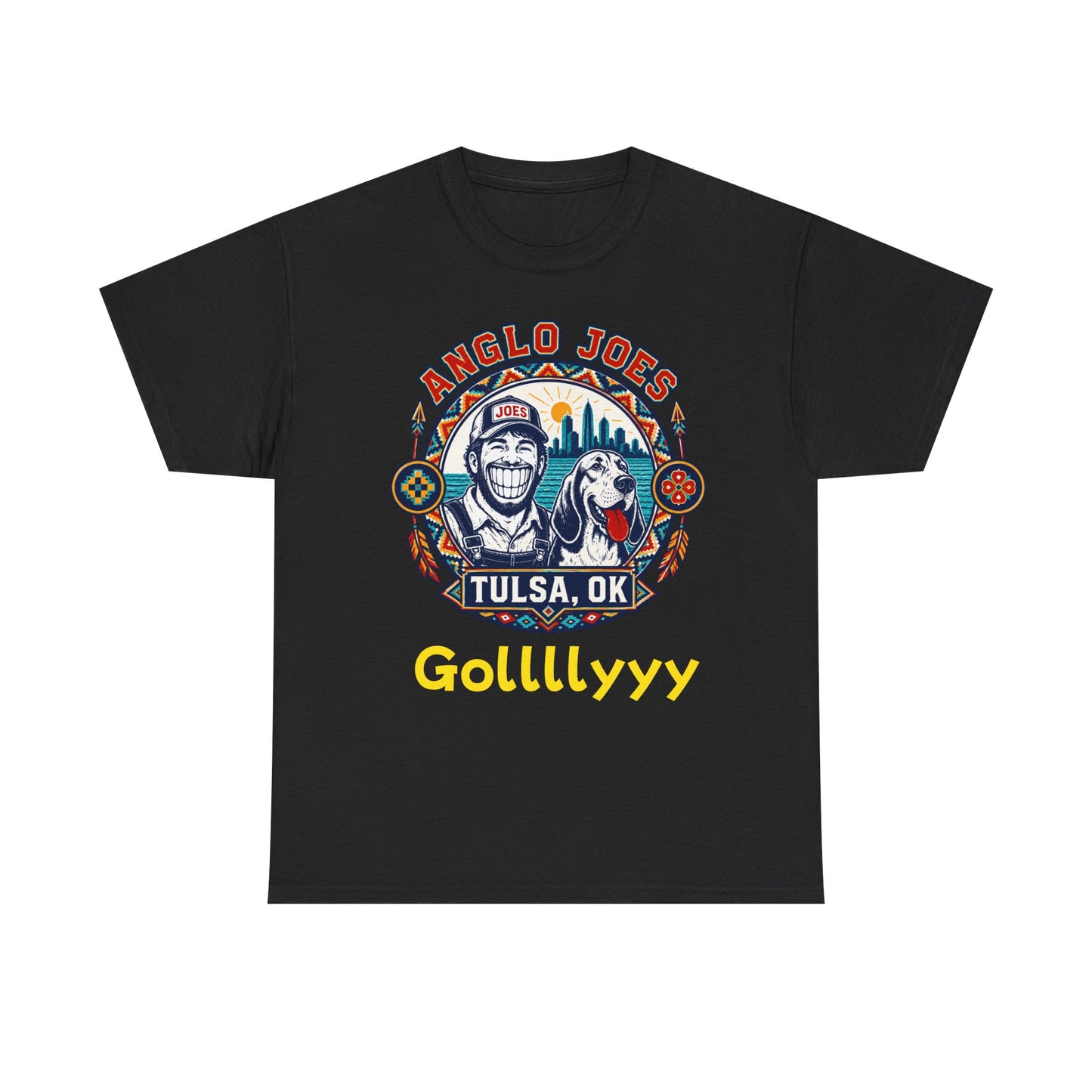 Anglo Joe’s Tulsa Tee Gollllyyyy — 'Gollllyyy' Retro Sports Graphic T-Shirt