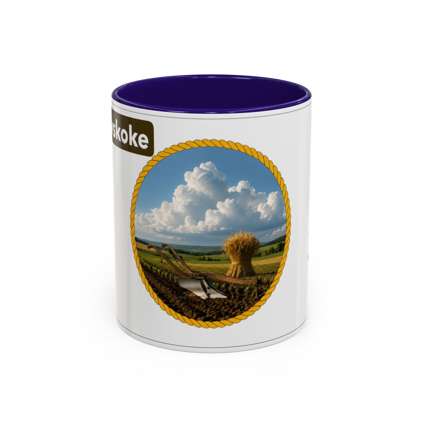 Muscogee Scenic Harvest Coffee Mug – Rustic Countryside Landscape 11oz/15oz