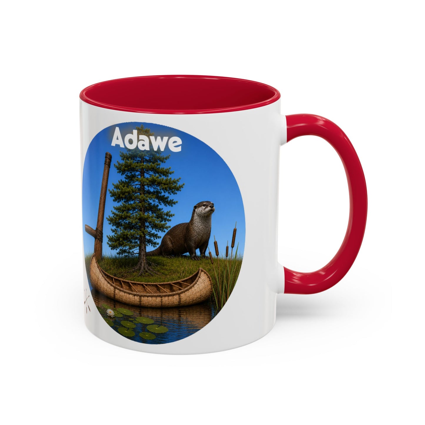 Ottawa Adawe Otter Canoe Mug — Nature Wildlife Coffee Cup (11oz & 15oz)