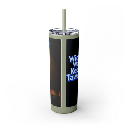 Wichita Skinny Tumbler with Straw, 20oz