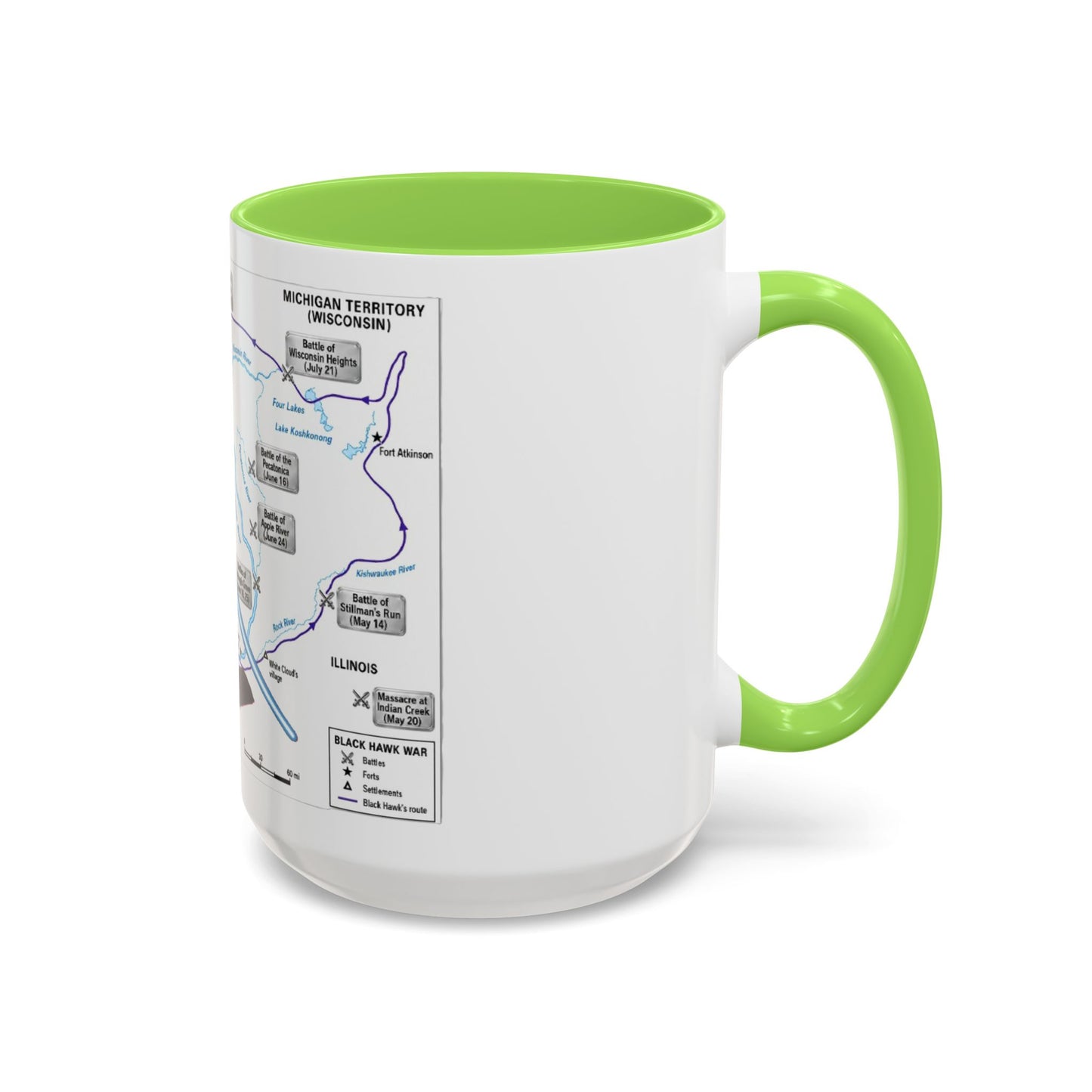 Blackhawk Map Mug — Obi-Wan Kenobi Illustrated Coffee Cup (11oz/15oz)
