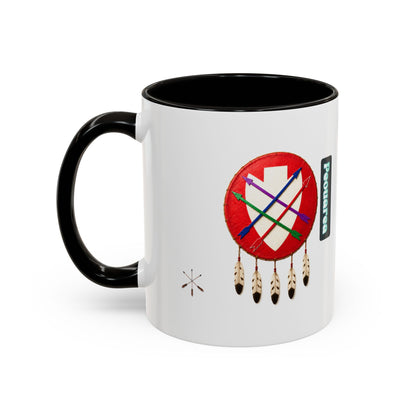 Peoria Powawera Dreamcatcher Coffee Mug — Colorful 11oz & 15oz Ceramic