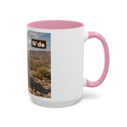 Ft. Sill Apache Desert Scene Coffee Mug — 'N'de' Southwest Landscape 11/15oz