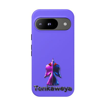 Tonkawa Phone Case — Tonkkaweya Sunrise Design (Protective Purple Hard Shell)