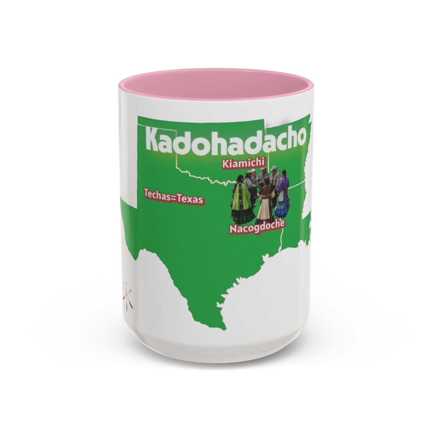 Caddo Kadohadacho Tribal Map Mug — Texas & Nacogdoches Native Pride Coffee Cup (11oz/15oz)