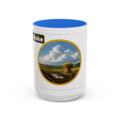 Muscogee Scenic Harvest Coffee Mug – Rustic Countryside Landscape 11oz/15oz